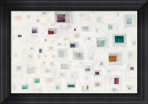 Framed Harbor Windows I Print