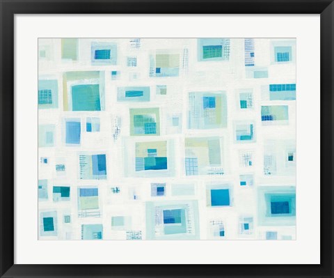 Framed Harbor Windows V Print