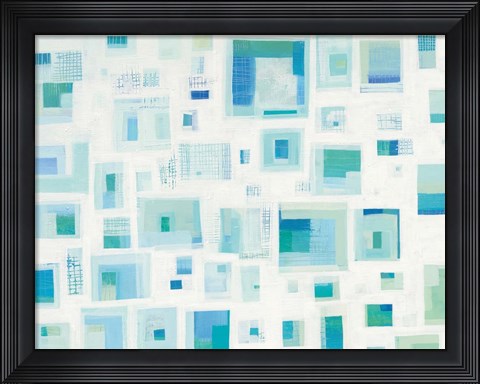 Framed Harbor Windows VI Print