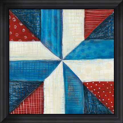 Framed Modern Americana I Print