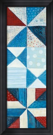Framed Modern Americana Panel I Print