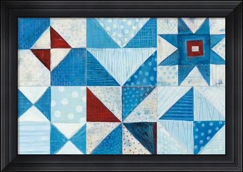 Framed Modern Americana X Print
