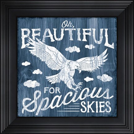 Framed America the Beautiful I Print