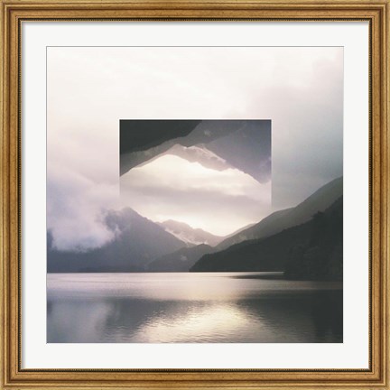 Framed Reflected Landscape II Print
