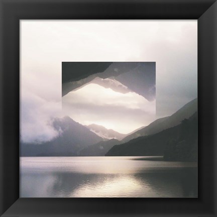 Framed Reflected Landscape II Print