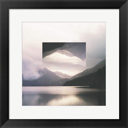 Framed Reflected Landscape II Print