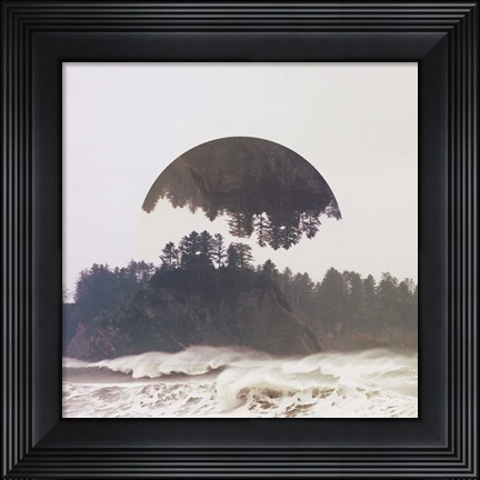 Framed Reflected Landscape III Print