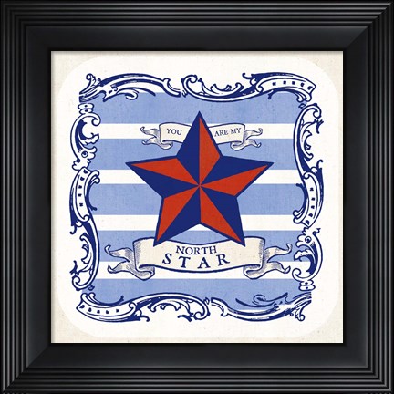 Framed On the Coast Border IV Print