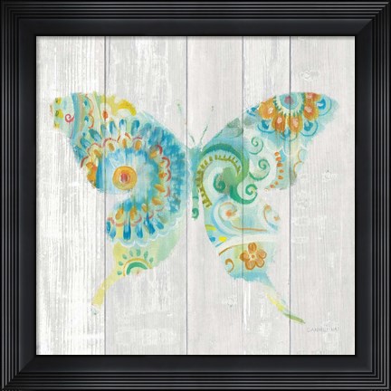 Framed Spring Dream Paisley IX Print