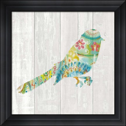 Framed Spring Dream Paisley X Print