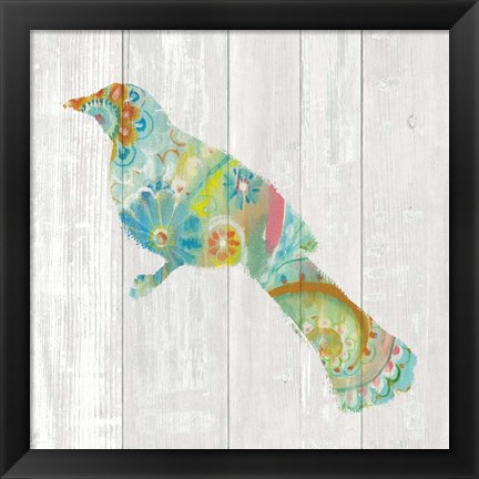 Framed Spring Dream Paisley XI Print