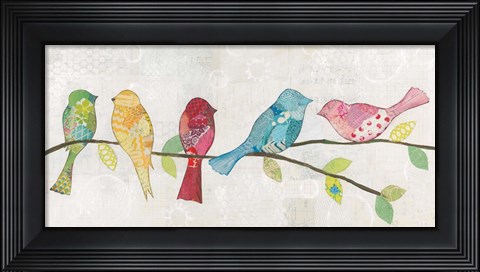Framed Catching Up I Print