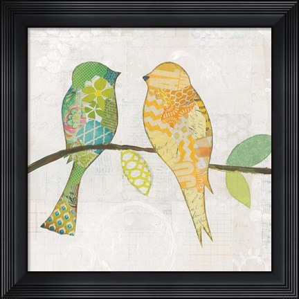 Framed Catching Up IV Print