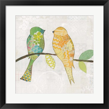 Framed Catching Up IV Print