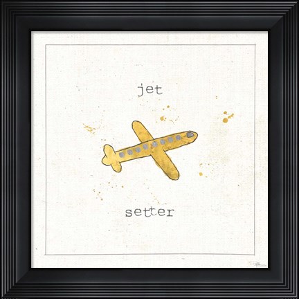 Framed Opposites Cuties II Print