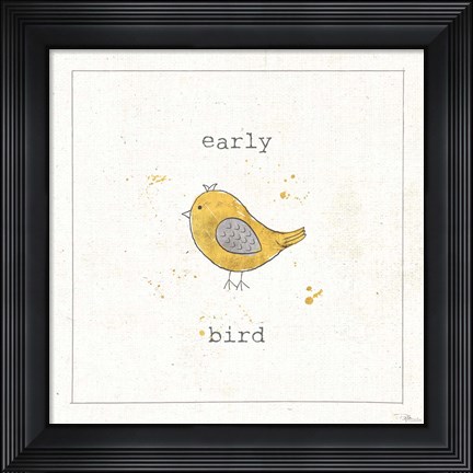 Framed Opposites Cuties IV Print