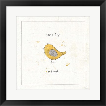 Framed Opposites Cuties IV Print