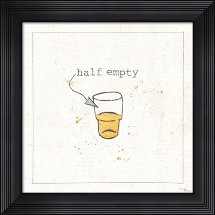 Framed Opposites Cuties IX Print