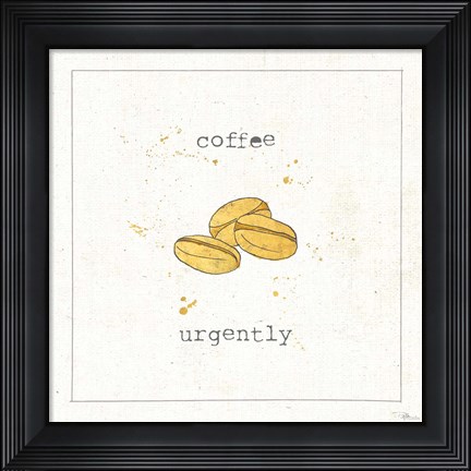 Framed Opposites Cuties V Print