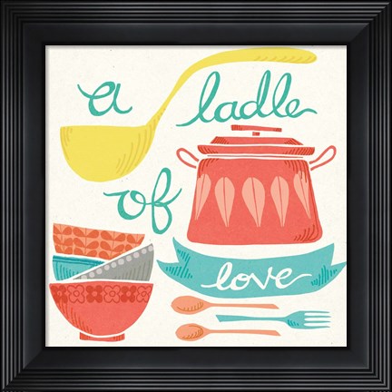 Framed Ladle of Love Print