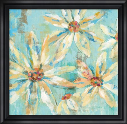 Framed Fjord Floral I Print