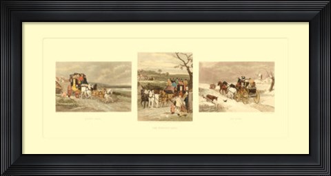 Framed Coaching ( 3 Up) Print