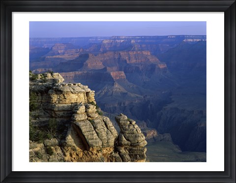 Framed High angle view of rock formation, Grand Canyon National Park, Arizona, USA Print