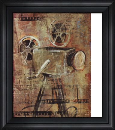 Framed Dramatique I Print
