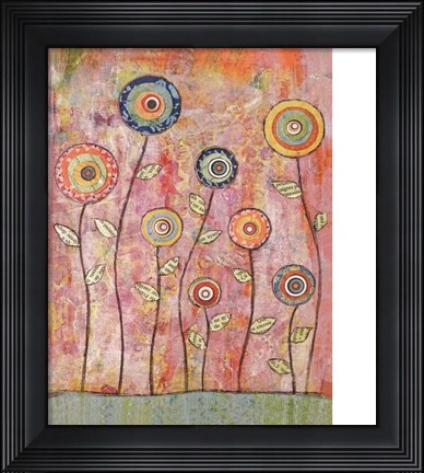 Framed Circle Garden Print