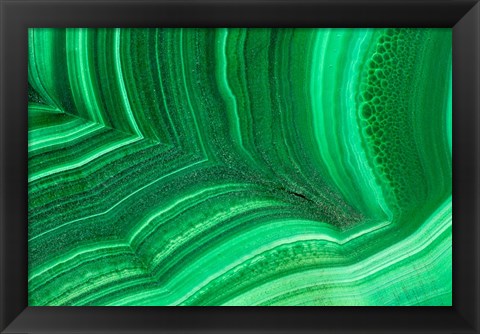 Framed Malachite 1 Print