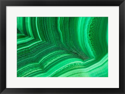 Framed Malachite 1 Print