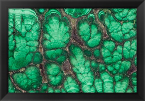 Framed Malachite 3 Print