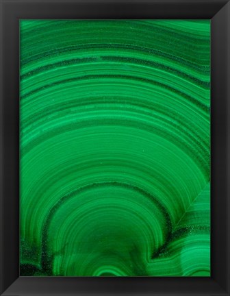 Framed Malachite 4 Print