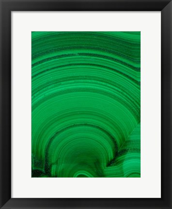 Framed Malachite 4 Print