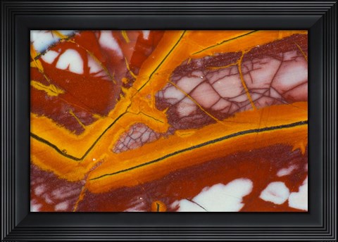Framed Noreena Jasper Rock Slab Print