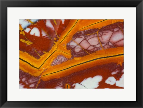 Framed Noreena Jasper Rock Slab Print