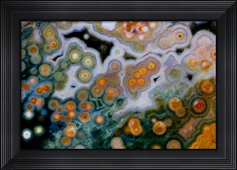 Framed Ocean Jasper from Madagascar 1 Print