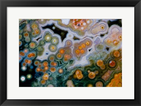 Framed Ocean Jasper from Madagascar 1 Print
