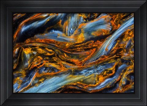 Framed Pietersite from Namibia 3 Print