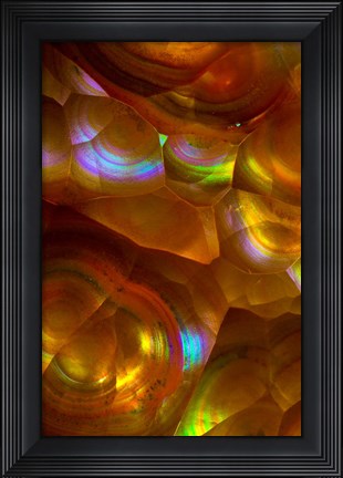 Framed Fire Opal from Australia 2 Print