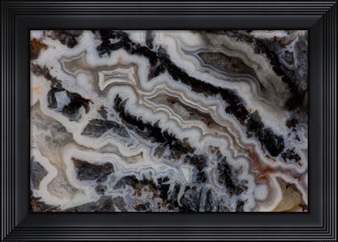 Framed Jasper Agate Mixed slab Print