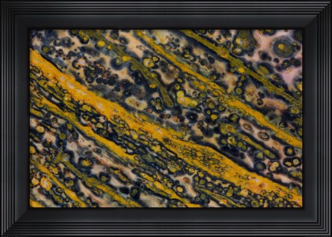 Framed Ocean Jasper from Madagascar 1 Print