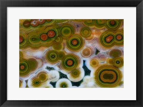 Framed Ocean Jasper from Madagascar 2 Print