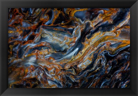 Framed Pietersite from Namibia 5 Print