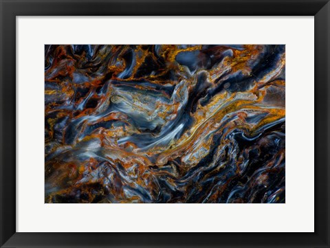 Framed Pietersite from Namibia 5 Print