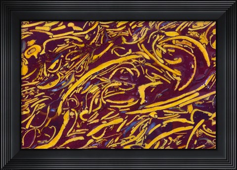 Framed Script Stone Print