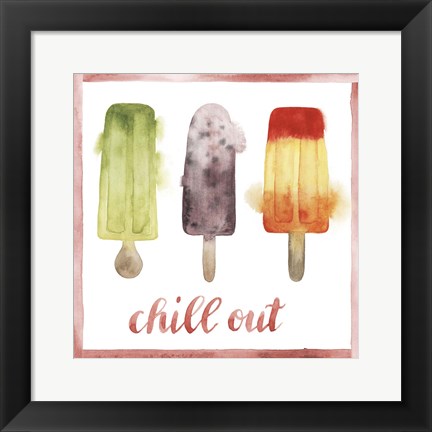 Framed Chill Out VI Print