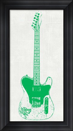 Framed Guitar Collectior II Print