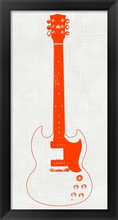 Framed Guitar Collectior III Print