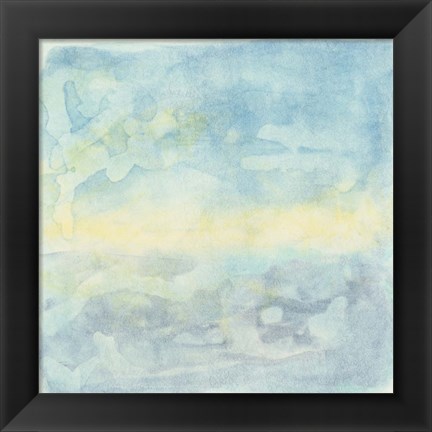 Framed Murmured Landscape II Print